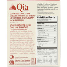 Load image into Gallery viewer, QIA: Cinnamon Pumpkin Seeds Oatmeal, 8 oz
