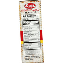 Load image into Gallery viewer, STREITS: Lightly Salted Matzo, 11 oz
