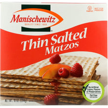 Load image into Gallery viewer, MANISCHEWITZ: Matzo Thin Salted, 10 oz
