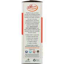 Load image into Gallery viewer, MANISCHEWITZ: Matzo Thin Salted, 10 oz
