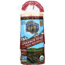 Load image into Gallery viewer, LUNDBERG: Organic Rice Cakes Cinnamon Toast, 9.5 oz
