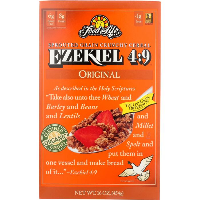 FOOD FOR LIFE: Ezekiel 4:9 Sprouted Grain Cereal Original, 16 oz