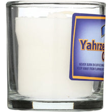 Load image into Gallery viewer, YEHUDA: Yahrzeit Memorial Candle Glass Tumbler, 1 ct
