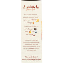 Load image into Gallery viewer, ABSOLUTELY GLUTEN FREE: Cracker Gluten Free Cracked Pepper, 4.4 oz
