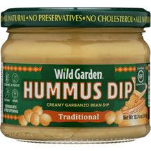 Load image into Gallery viewer, WILD GARDEN: Hummus Dip Traditional, 10.74 oz
