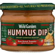 Load image into Gallery viewer, WILD GARDEN: Hummus Dip Sun-Dried Tomato, 10.74 oz
