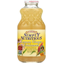 Load image into Gallery viewer, R.W. KNUDSEN FAMILY: Simply Nutritious Lemon Ginger Echinacea Juice, 32 oz
