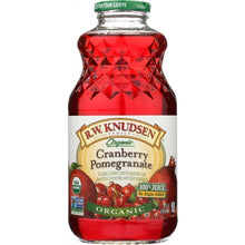 Load image into Gallery viewer, R.W. KNUDSEN: Organic Cranberry Pomegranate Juice, 32 oz
