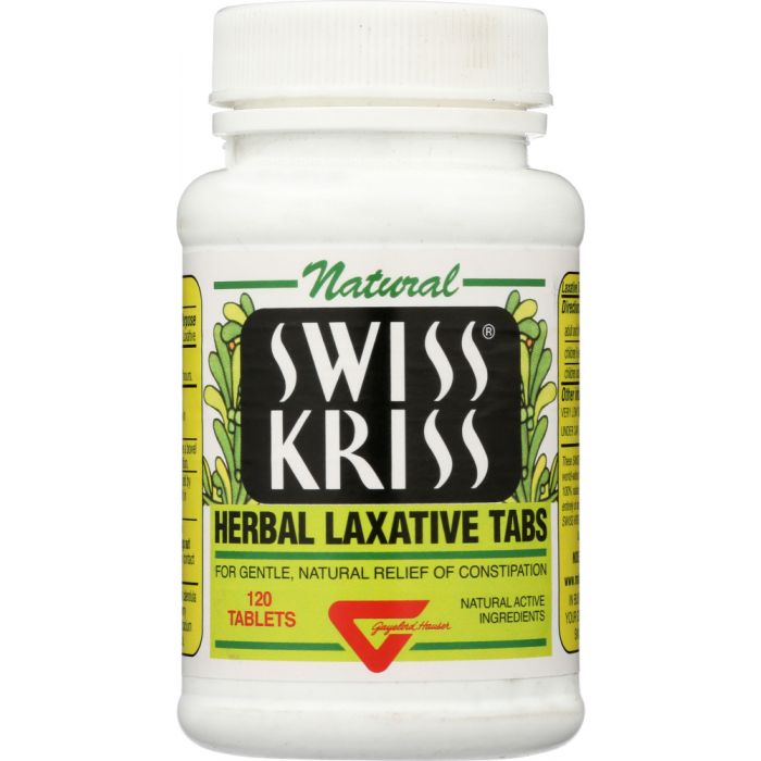 SWISS KRISS: Herbal Laxative Tabs, 120 Tablets