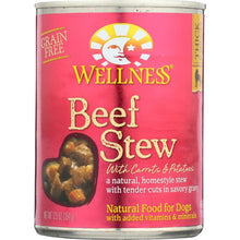 Load image into Gallery viewer, WELLNESS: Beef Stew with Carrots &amp; Potatoes Canned Dog Food, 12.5 oz
