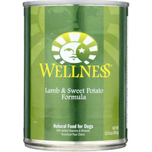 Load image into Gallery viewer, WELLNESS: Lamb &amp; Sweet Potatoes Dog Food, 12.5 oz
