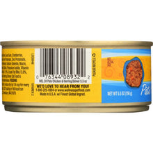 Load image into Gallery viewer, WELLNESS: Adult Chicken and Herring Canned Cat Food, 5.5 oz
