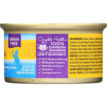 Load image into Gallery viewer, WELLNESS: Adult Chicken and Herring Canned Cat Food, 3 oz
