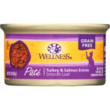 Load image into Gallery viewer, WELLNESS: Turkey and Salmon Cat Food, 3 oz
