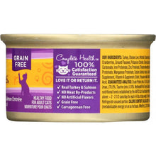 Load image into Gallery viewer, WELLNESS: Turkey and Salmon Cat Food, 3 oz
