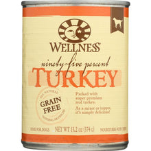 Load image into Gallery viewer, WELLNESS: Dog Food 95% Turkey, 13.2 oz
