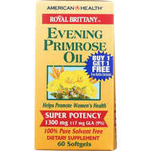 Load image into Gallery viewer, AMERICAN HEALTH: Evening Primrose Oil 1300 mg, 60 + 60 Softgels
