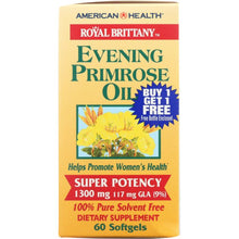 Load image into Gallery viewer, AMERICAN HEALTH: Evening Primrose Oil 1300 mg, 60 + 60 Softgels
