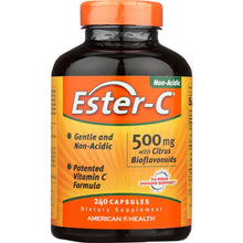 Load image into Gallery viewer, AMERICAN HEALTH:  Ester-C 500 mg with Citrus Bioflavonoids, 240 cp
