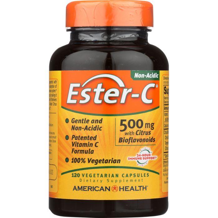 AMERICAN HEALTH: Ester-C 500 mg with Citrus Bioflavonoids, 120 Veggie Caps