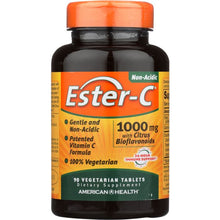 Load image into Gallery viewer, AMERICAN HEALTH: Ester-C 1000 mg with Citrus Bioflavonoids, 90 Veggie Tabs
