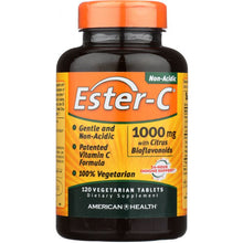 Load image into Gallery viewer, AMERICAN HEALTH: Ester-C with Citrus Bioflavonoids 1000 mg,  120 Vegetarian Tablets
