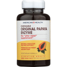 Load image into Gallery viewer, AMERICAN HEALTH: Chewable Original Papaya Enzyme, 250 Tablets
