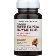 Load image into Gallery viewer, AMERICAN HEALTH: Chewable Super Papaya Enzyme Plus, 90 Tablets
