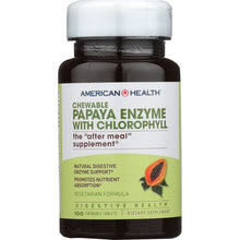 Load image into Gallery viewer, AMERICAN HEALTH: Papaya Enzyme with Chlorophyll Chewable, 100 Tablets
