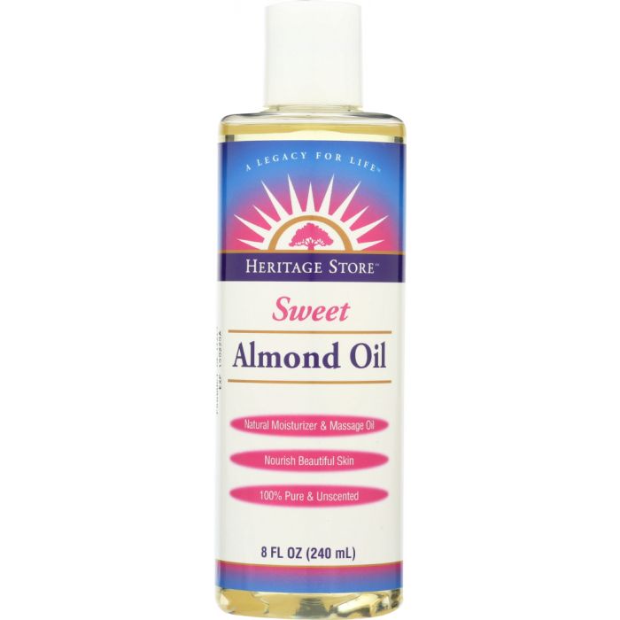 HERITAGE: Oil Sweet Almond, 8 oz