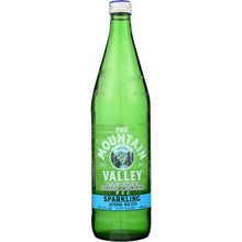 Load image into Gallery viewer, MOUNTAIN VALLEY: Sparkling Water Glass Bottle, 750 ml
