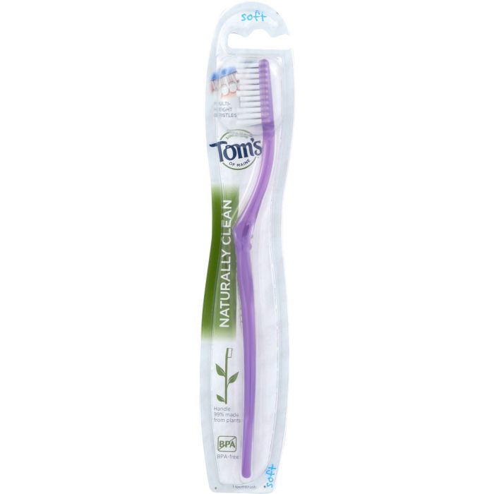 TOMS OF MAINE: Naturally Clean Adult Toothbrush, 1 ea