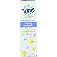 Load image into Gallery viewer, TOMS OF MAINE: Toddler Fluoride-Free Natural Training Toothpaste Mild Fruit, 1.75 oz
