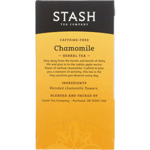 Load image into Gallery viewer, STASH TEA: Chamomile Herbal Tea, 20 bg
