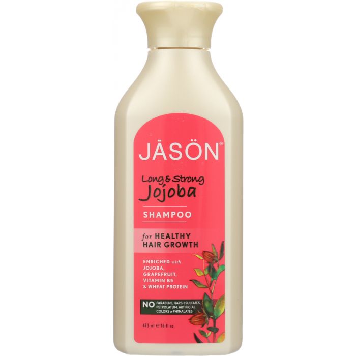 JASON: Pure Natural Shampoo Long & Strong Jojoba, 16 oz