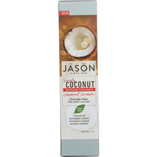 Load image into Gallery viewer, JASON: Toothpaste Simply Coconut Whitening Cream, 4.2 oz
