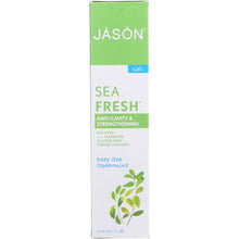 Load image into Gallery viewer, JASON: Sea Fresh Strengthening Anticavity CoQ10 Gel Toothpaste, 6 oz
