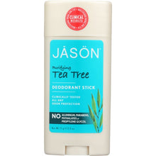 Load image into Gallery viewer, JASON: Deodorant Stick Purifying Tea Tree, 2.5 oz

