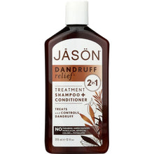 Load image into Gallery viewer, JASON: Dandruff Relief Shampoo + Conditioner, 12 oz
