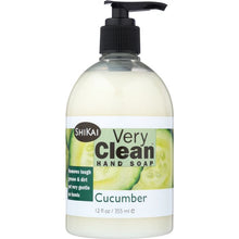 Load image into Gallery viewer, SHIKAI: Very Clean Liquid Hand Soap Cucumber, 12 Oz
