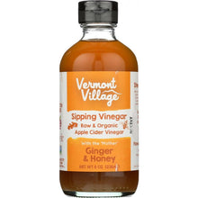 Load image into Gallery viewer, VERMONT VILLAGE: Sipping Vinegar Ginger&amp; Honey, 8 oz
