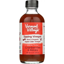 Load image into Gallery viewer, VERMONT VILLAGE: Sipping Vinegar Cranberry &amp; Honey, 8 oz
