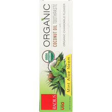 Load image into Gallery viewer, RADIUS: Toothpaste Mint Aloe Neem Organic, 3 oz
