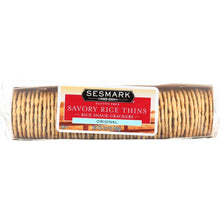 Load image into Gallery viewer, SESMARK: Crackers Thins Savory Rice, 3.2 oz
