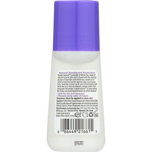 Load image into Gallery viewer, CRYSTAL BODY DEODORANT: Mineral Deodorant Roll-On Lavender &amp; White Tea, 2.25 oz
