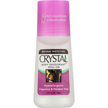 Load image into Gallery viewer, CRYSTAL BODY DEODORANT: Roll-On Fragrance Free, 2.25 oz
