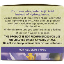 Load image into Gallery viewer, REVIVA LABS: Brown Spot Night Cream with Kojic Acid, 1.5 oz
