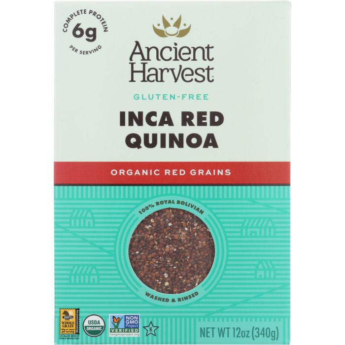 ANCIENT HARVEST: Organic Quinoa Inca Red, 12 oz