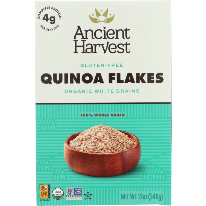 ANCIENT HARVEST: Organic Quinoa Flakes Gluten Free, 12 oz