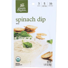 Load image into Gallery viewer, SIMPLY ORGANIC: Organic Spinach Dip Mix, 1.41 oz
